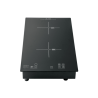 Parrilla induccion empotrable 30 cm 2 quemadores vidrio