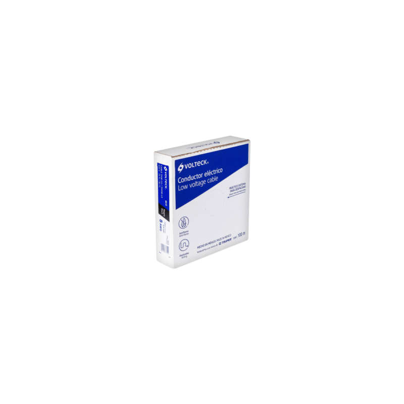Cable thw 8 negro c-46050 100mtrs