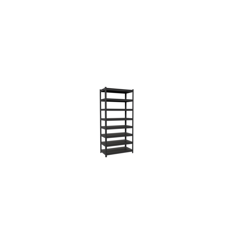 Estante metalico 8 repisas capacidad 80 kg 180x45x85