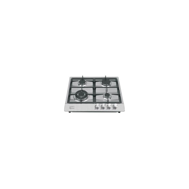Parrilla de gas empotrable 4 quemadores acero inox foset