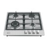 Parrilla de gas empotrable 4 quemadores acero inox foset