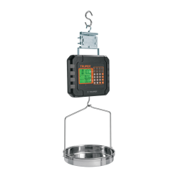 Bascula electronica colgante recargable c/charola 40 kg