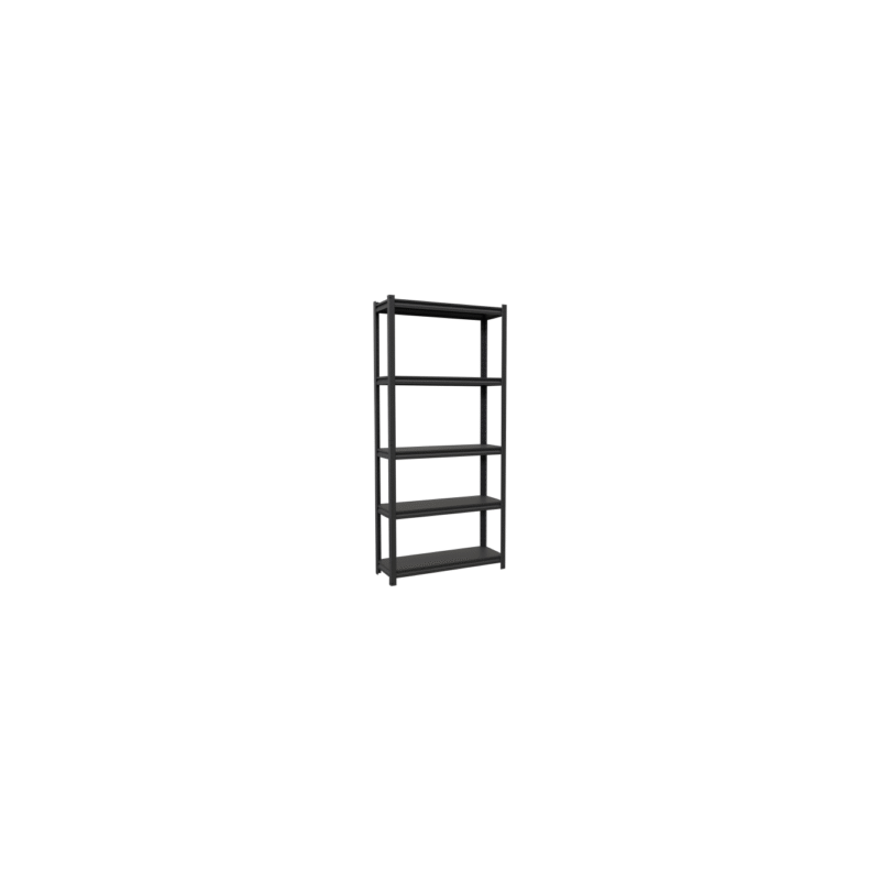 Estante metalico 5 repisas capacidad 80 kg 180x30x85
