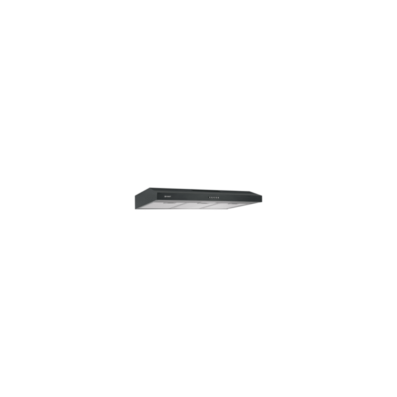 Campana extractora 80 cm empotrable negra foset
