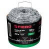 Alambre de puas calibre 12.5 rollo de 34 kg.