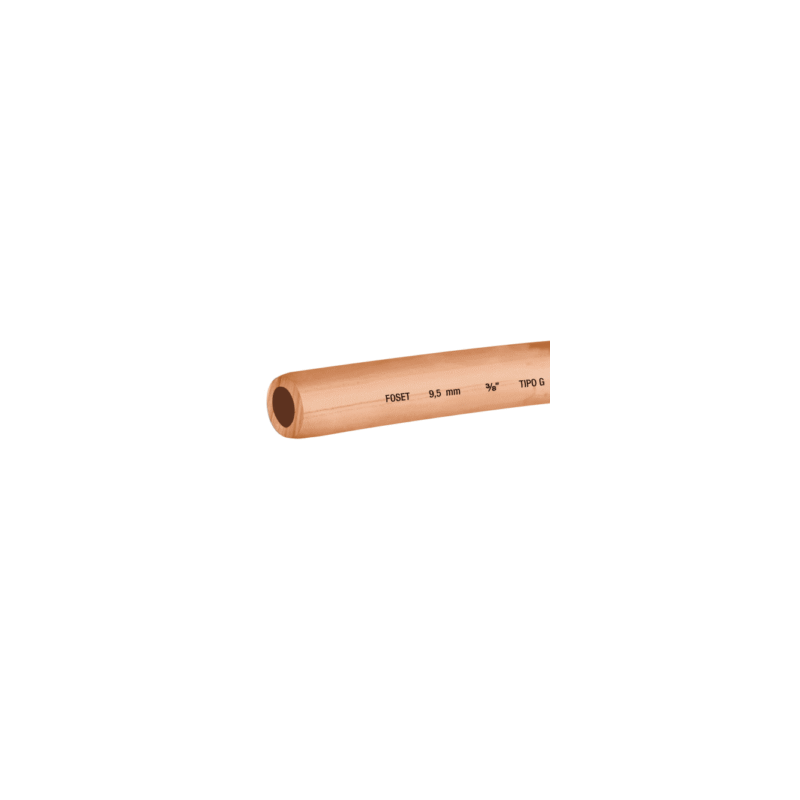 Tubo de cobre flexible 3/8? rollo de 15 metros