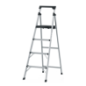 Escalera tubular plegable 4 peldaños aluminio