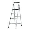 Escalera tubular plegable 4 peldaños aluminio