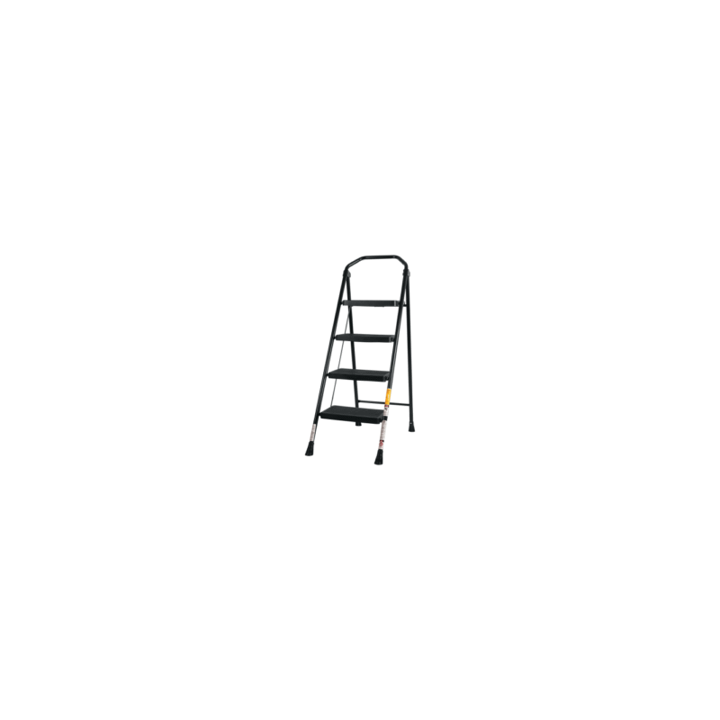 Escalera tubular pleglable 4 peldaños