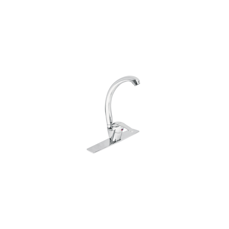 Monomando para fregadero cuello alto aqua