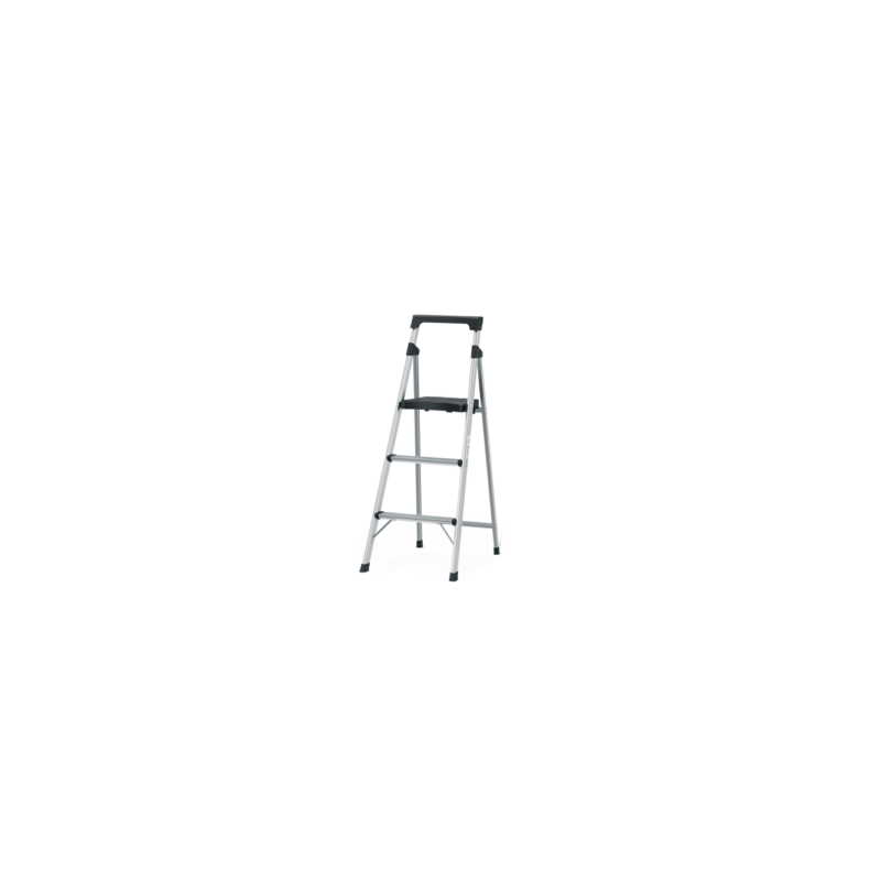 Escalera tubular plegable 3 peldaños aluminio