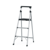 Escalera tubular plegable 3 peldaños aluminio