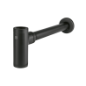Cespol de bote minimalista 1 1/4 negro para lavabo