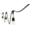 Serie de 12 luces incandecentes para exterior 7.3 m
