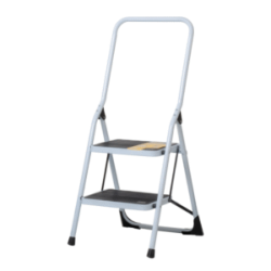 Escalera tubular plegable 2 peldaños con barandal pretul