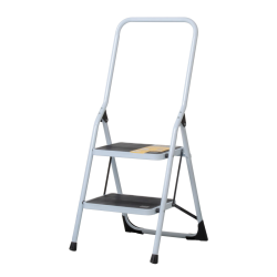Escalera tubular plegable 2 peldaños con barandal pretul