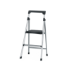 Escalera tubular plegable 2 peldaños aluminio