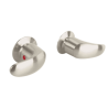 Juego de 2 manerales grandes palanca satín aqua