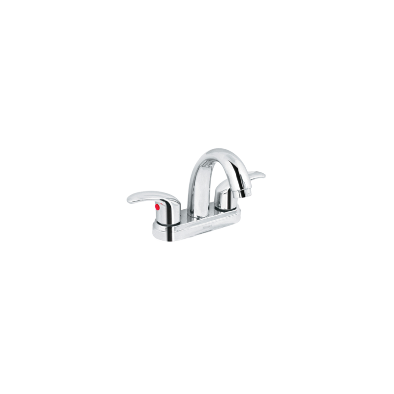 Mezcl. lavabo manerales palanca cuello alto acero inoxaq