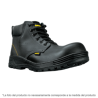 Zapatos con casco #28 negro agujeta bicolor pretul