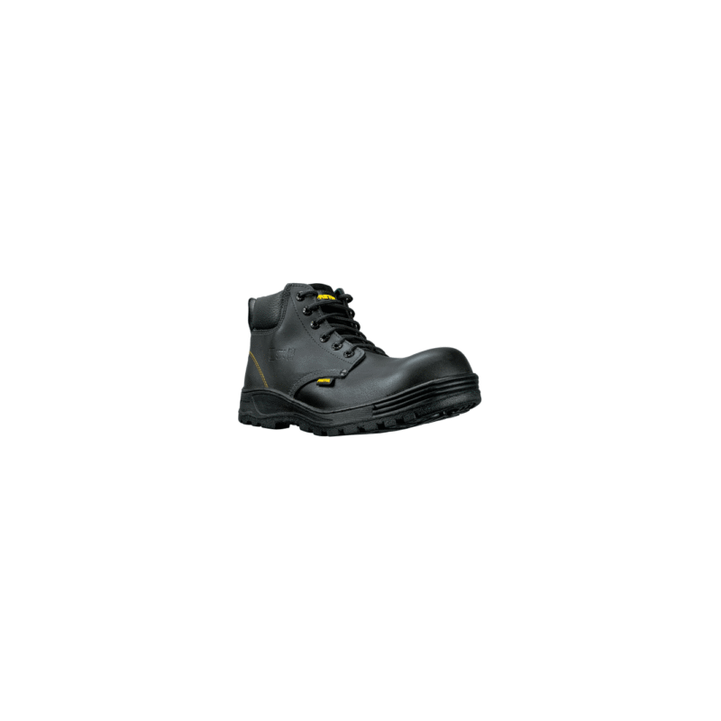 Zapatos con casco #27 negro agujeta bicolor pretul