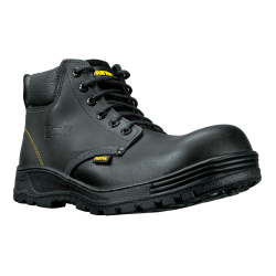 Zapatos con casco #27 negro agujeta bicolor pretul