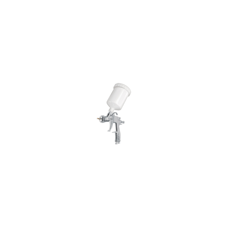 Pistola p/pintar gravedad lvlpvaso plásticoboquilla 1.7mm