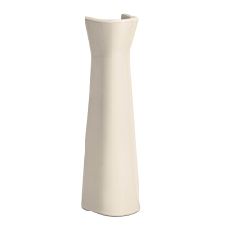 Pedestal cerámico para lavabo marfil