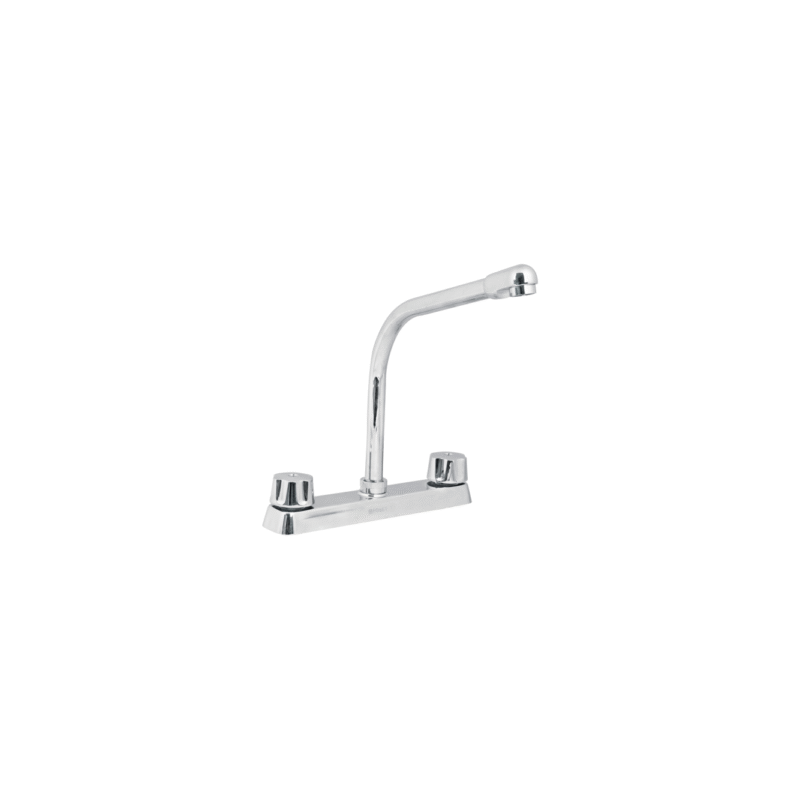 Mezcladora fregadero manerales zamac cuello cobra basic