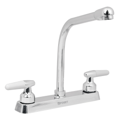 Mezcladora fregadero manerales cono  cuello cobra basic