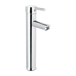 Monomando alto cromo para lavabo tubing
