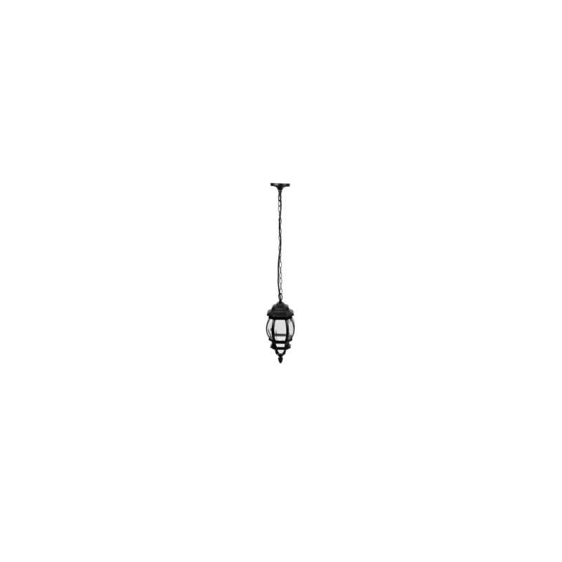 Colgante farol negro 1xe26