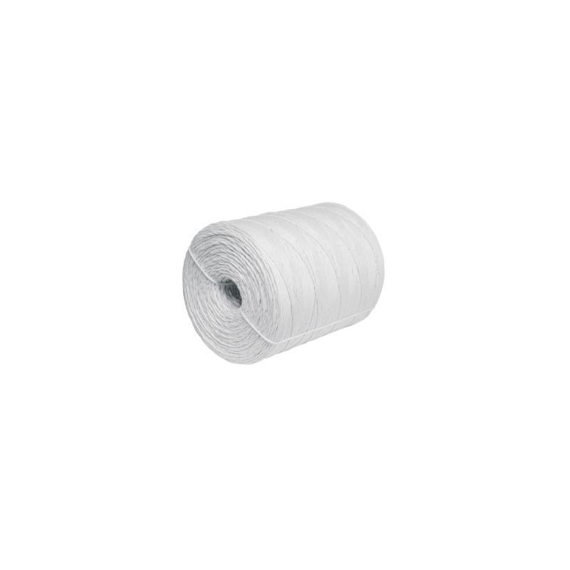 Rafia color blanco calibre 3.8 g/m 4.5 kg