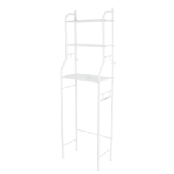 Mueble organizador blanco para baño con 3 repisas basic