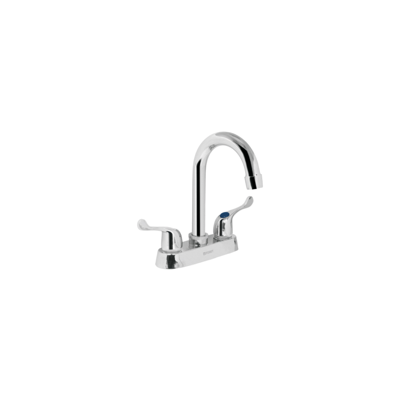 Mezcladora lavabo manerales palanca cuello bar basic