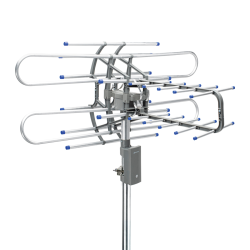 Antena aerea para tv giratoria 360 grados a control remoto