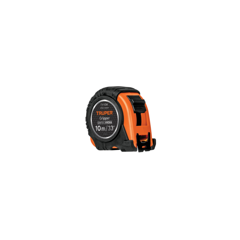 Flexometro gripper contra impacto 10 m cinta 1-1/4?