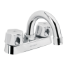 Mezcladora lavabo hexagonales cuello curvo basic