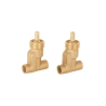 Juego 2 llaves empotrar soldables ceramico de 1/4 vuelta