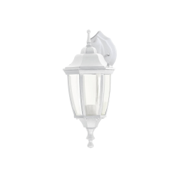 Arbotante farol suspendido blanco 1xe26