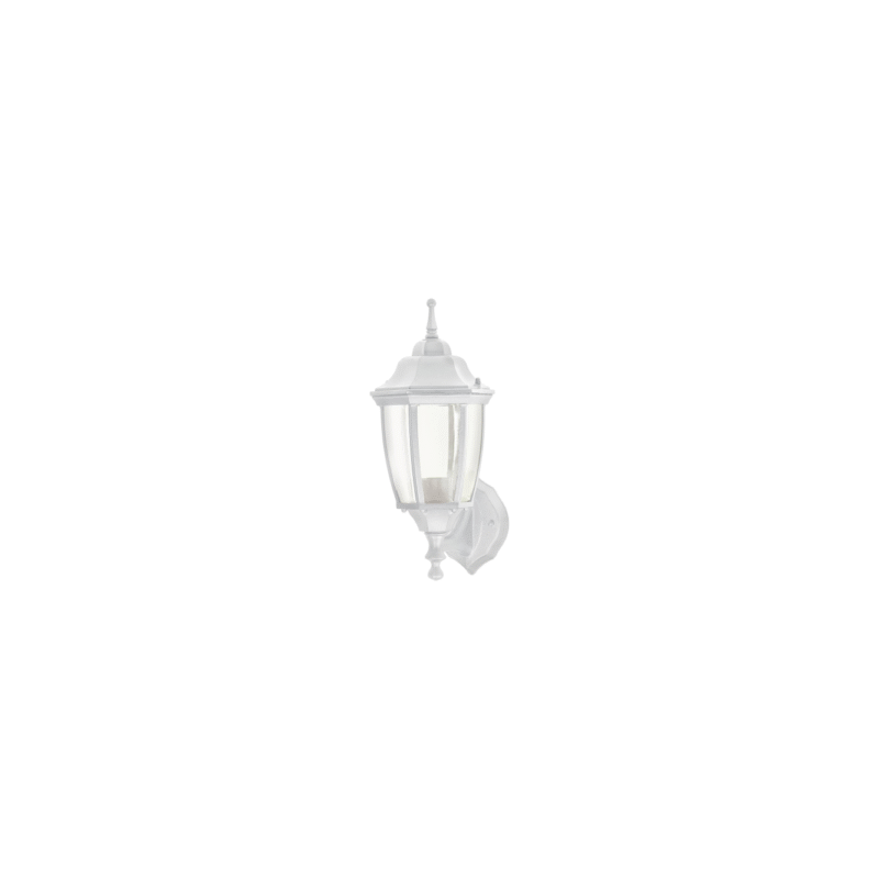 Arbotante farol soportado blanco 1xe26
