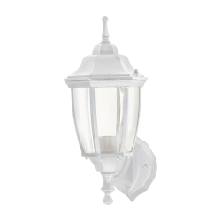 Arbotante farol soportado blanco 1xe26