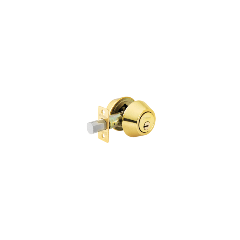 Cerrojo laton brillante doble cilindro