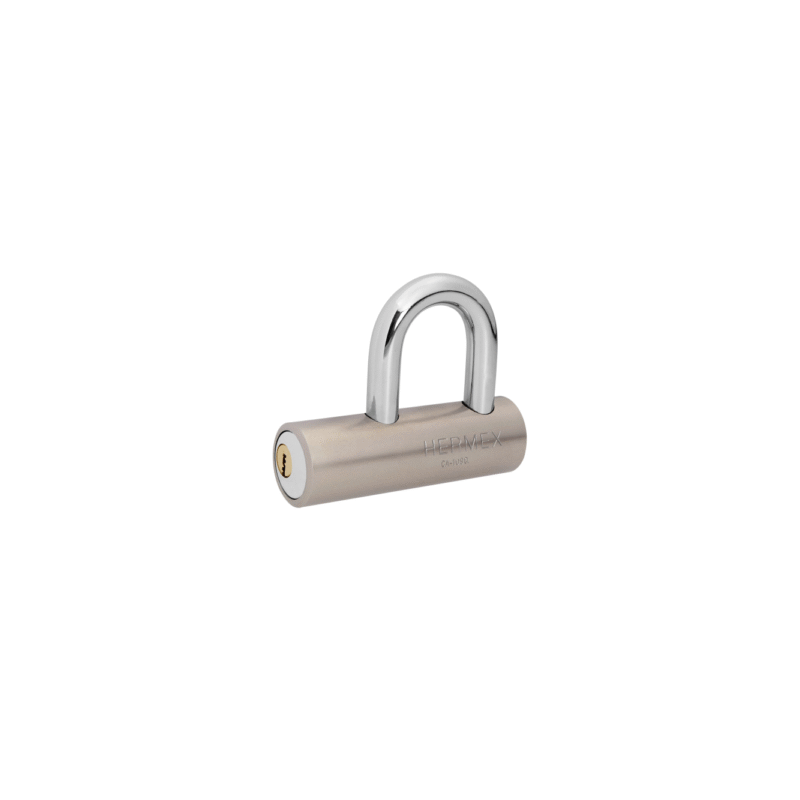 Candado de acero 109 mm llave de puntos